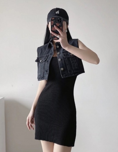 Replica New Women Fashion Sleeveless Jackets  Sleeveless Turndown Collar #793211 $37.18 USD for Wholesale