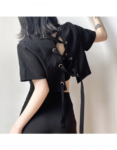 Replica Summer Black  Hollow Out Cropped Blazers For Women Short Sleeve Notch Collar #793241 $23.78 USD for Wholesale