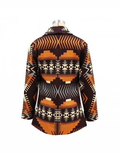 Replica  2021 New Geometric Pattern Long Sleeve Cardigan Long Sleeve #793257 $56.73 USD for Wholesale