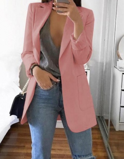 Replica Fashion Lapel Business Casual Plus Size Blazer Long Sleeve #793271 $26.07 USD for Wholesale