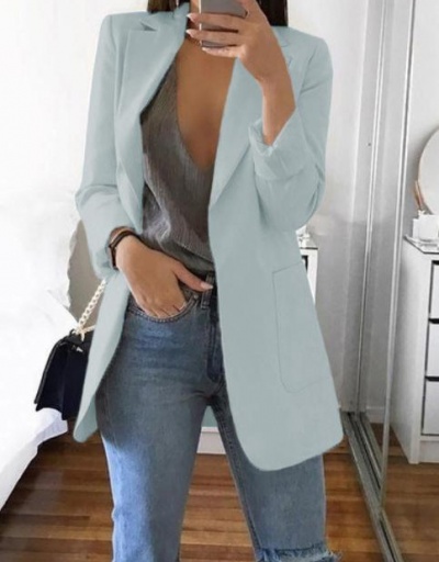 Replica Fashion Lapel Business Casual Plus Size Blazer Long Sleeve #793271 $26.07 USD for Wholesale