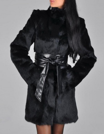 Replica Winter Latest Style Plus Size Imitation Mink Coat Long Sleeve #793302 $30.83 USD for Wholesale