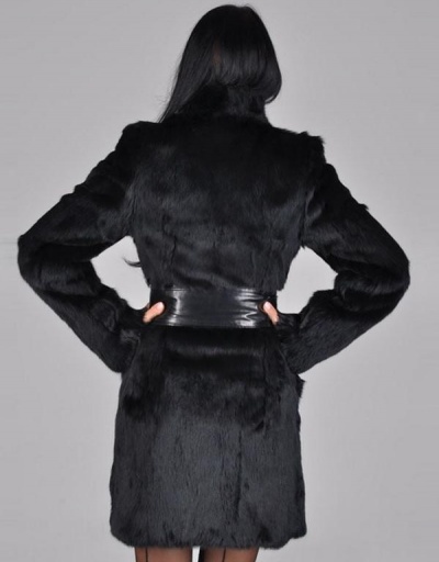 Replica Winter Latest Style Plus Size Imitation Mink Coat Long Sleeve #793302 $30.83 USD for Wholesale