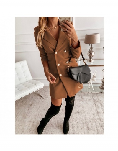 Fashion Pure Color Irregular Women's Blazer Long Sleeve Lapel #793351 $24.80 USD, Wholesale Fashion Outerwear