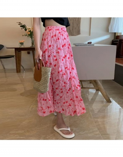 Replica Sweet Printing High Waist Long Skirt #793366 $23.28 USD for Wholesale