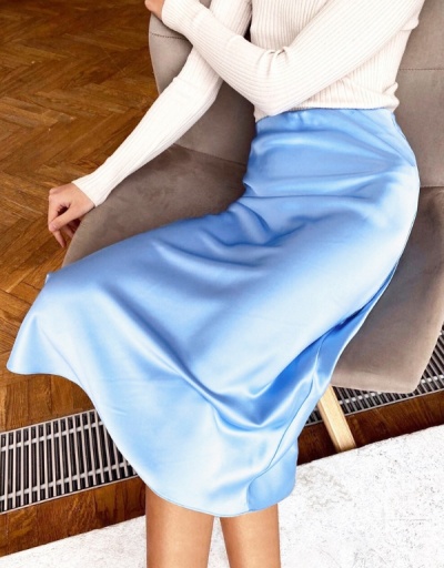 Replica  Casual Pure Color Women's Skirt #793380 $19.31 USD for Wholesale