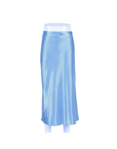 Replica  Casual Pure Color Women's Skirt #793380 $19.31 USD for Wholesale