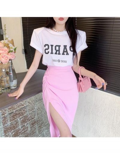 Replica Korean Style Solid Pencil Slit Skirts For Women #793382 $27.30 USD for Wholesale