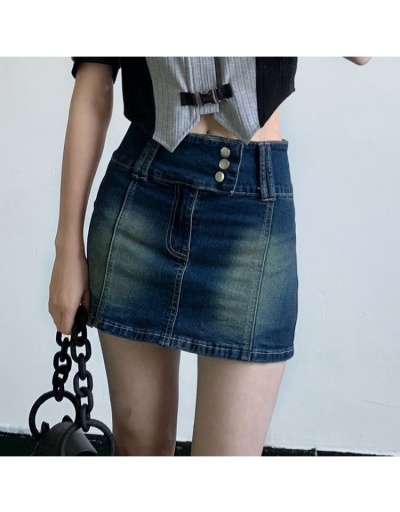 Replica  2022 Spring Easy Match Denim Skirts #793393 $27.24 USD for Wholesale