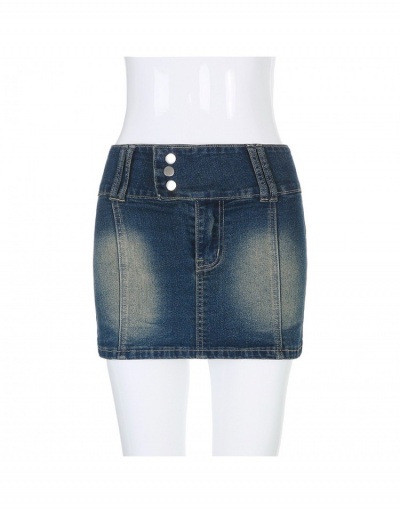 Replica  2022 Spring Easy Match Denim Skirts #793393 $27.24 USD for Wholesale