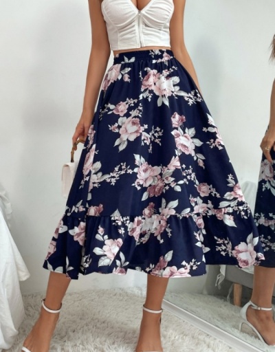 Fashion Floral High Waist Slim Skirt  #793398 $22.82 USD, Wholesale Fashion Skirts