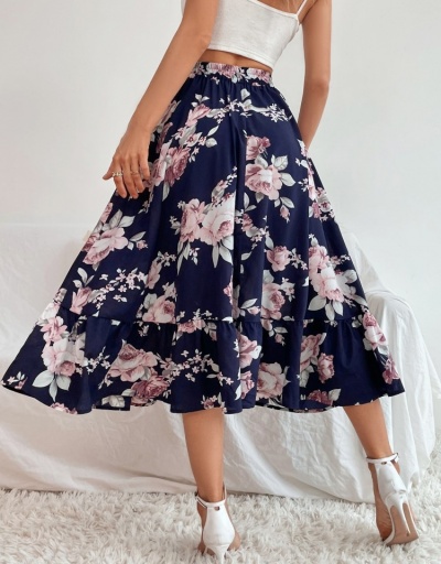 Replica Fashion Floral High Waist Slim Skirt  #793398 $22.82 USD for Wholesale