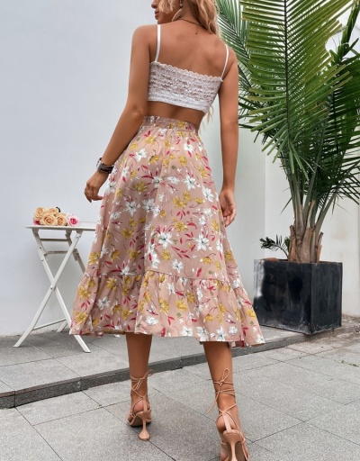 Replica  Women's Casual Fashion Resort Floral Skirt #793399 $23.66 USD for Wholesale