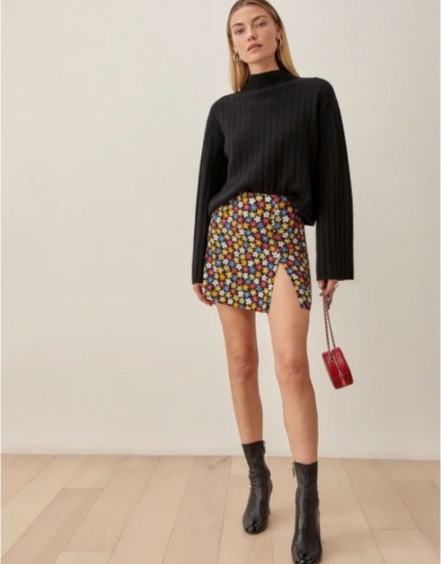  Sexy Print Split Slim Short Skirt #793414 $29.71 USD, Wholesale Fashion Skirts