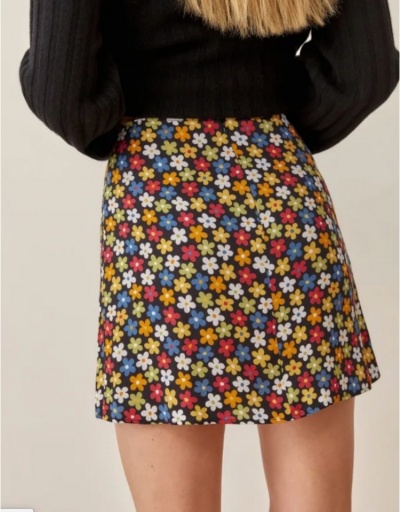 Replica  Sexy Print Split Slim Short Skirt #793414 $29.71 USD for Wholesale