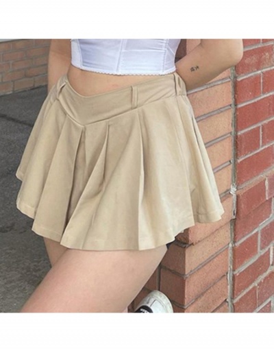  Summer Solid Low Waist Pleated Skirt #793422 $25.48 USD, Wholesale Fashion Skirts