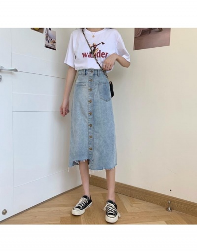  2022 High Waist Irregular Denim Skirts #793424 $25.09 USD, Wholesale Fashion Skirts