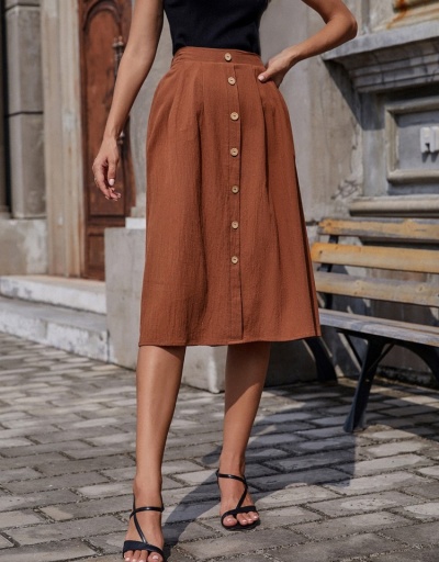 Commuter Pure Color Women's Skirt #793433 $19.31 USD, Wholesale Fashion Skirts