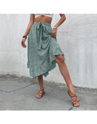  Summer Fashion Irregular Strappy Floral Skirt For Ladies #793438 $25.35 USD, Wholesale Fashion Skirts