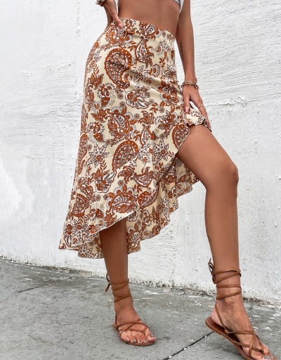 Replica Women Fashion Irregular Printing Skirts  #793441 $16.78 USD for Wholesale