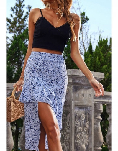 Replica  Summer Fashion Bohemian Ruffle Irregular Skirt #793447 $17.35 USD for Wholesale