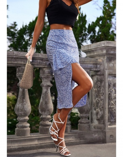 Replica  Summer Fashion Bohemian Ruffle Irregular Skirt #793447 $17.35 USD for Wholesale