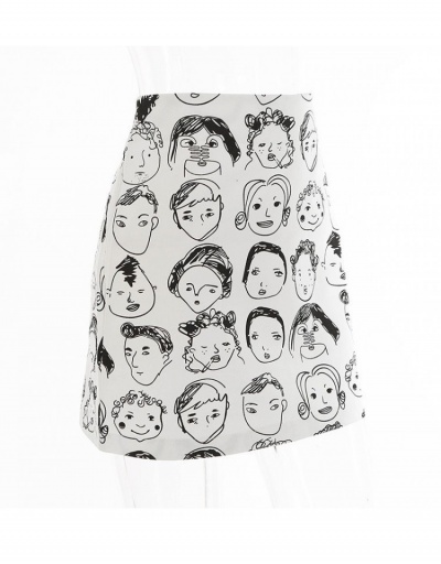 Replica  Street Printing High Waist Women's Skirt #793452 $19.66 USD for Wholesale