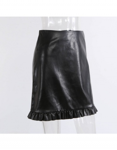 Replica  New Ruched PU Skirt For Women #793457 $22.99 USD for Wholesale