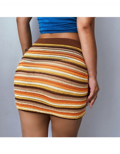 Replica  Women's Knitting Striped Color Skirt #793458 $18.06 USD for Wholesale