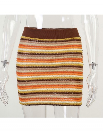 Replica  Women's Knitting Striped Color Skirt #793458 $18.06 USD for Wholesale