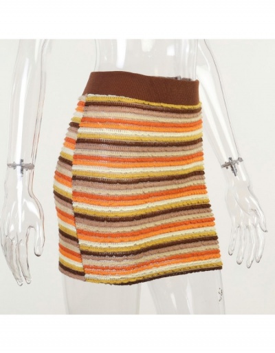 Replica  Women's Knitting Striped Color Skirt #793458 $18.06 USD for Wholesale