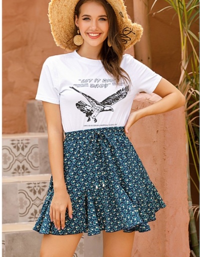 Fashion Floral Printing Pleated Women's Skirt #793461 $18.98 USD, Wholesale Fashion Skirts