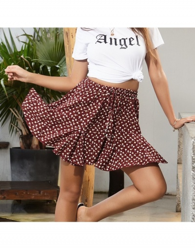 Replica Fashion Floral Printing Pleated Women's Skirt #793461 $18.98 USD for Wholesale