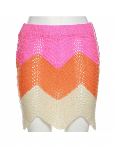 Replica Color Blocking Short Skirts For Women #793466 $22.15 USD for Wholesale