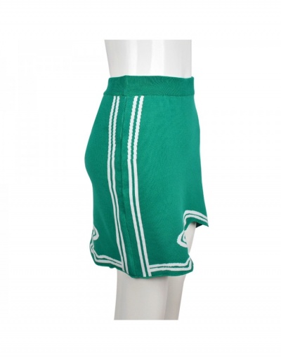 Replica  Women's Contrast Color Elastic Waist Skirt #793468 $18.54 USD for Wholesale