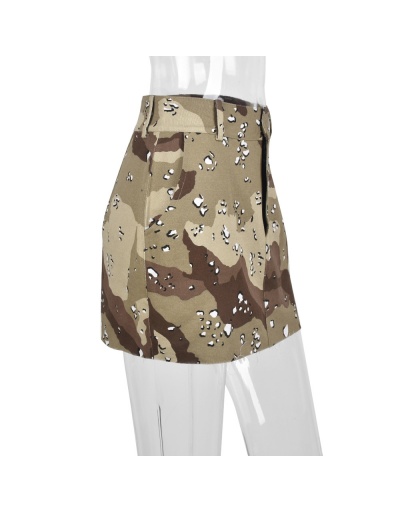 Replica  Summer Fashion Camouflage Pocket Zipper Women's Skirt #793478 $21.92 USD for Wholesale