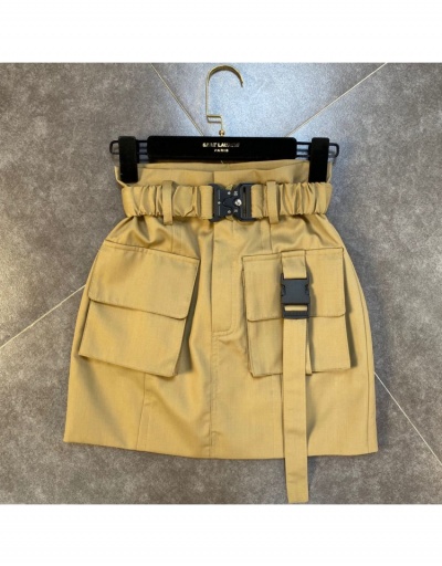 Street Black Length  Cargo Short Skirts For Women #793486 $57.92 USD, Wholesale Fashion Skirts