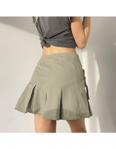 Replica Y2K Style Pleated Short Cargo Short Skirts #793507 $29.20 USD for Wholesale