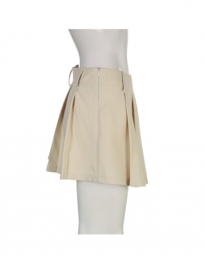 Replica Easy Matching Pure Color Pleated Skirt #793511 $25.06 USD for Wholesale