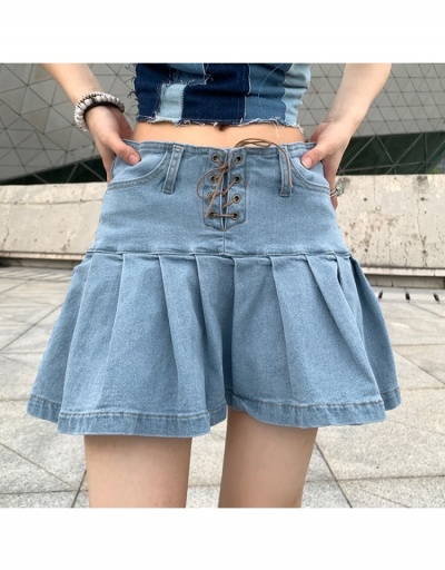  Fashion Ruffled Ruffle Denim Skirt #793512 $28.68 USD, Wholesale Fashion Skirts