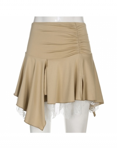 Replica Designer Patchwork Ruched Short Skirts For Women #793516 $21.92 USD for Wholesale