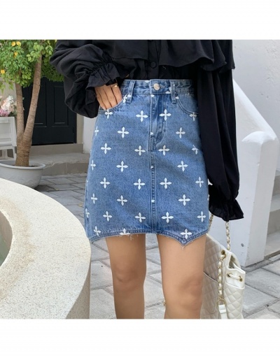  New Design Style Printing Denim Skirt #793520 $17.85 USD, Wholesale Fashion Skirts