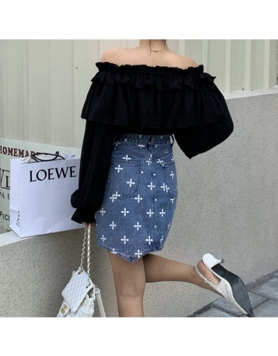 Replica  New Design Style Printing Denim Skirt #793520 $17.85 USD for Wholesale