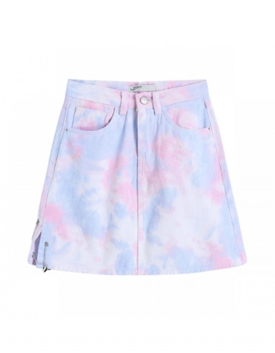 Replica  Sexy Tie-Dye Summer Skirt #793523 $31.53 USD for Wholesale