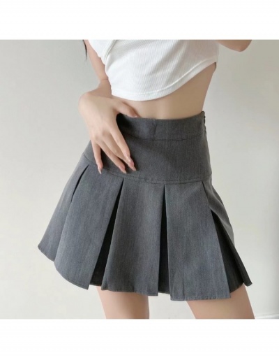 Replica  Summer Pure Color Pleated College Skirt #793539 $32.78 USD for Wholesale