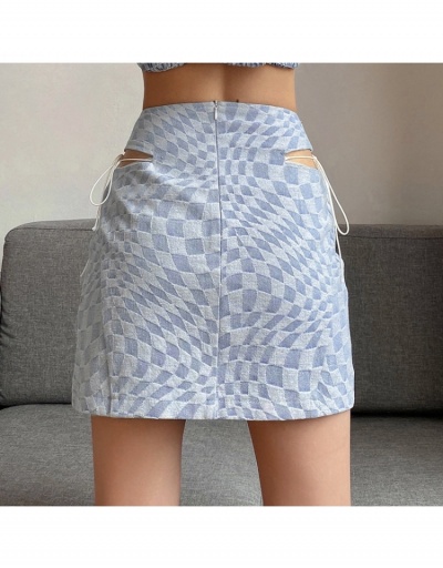 Replica  Summer Fashion High Waist Hollowed Out Women's Skirt #793554 $20.41 USD for Wholesale