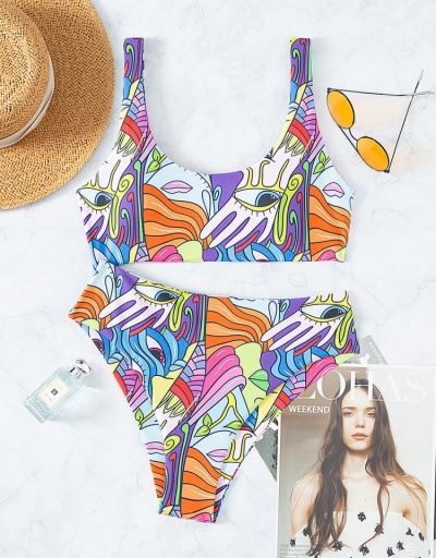 Replica  Sexy Print Split Swimsuit Bikini Sets #793570 $18.04 USD for Wholesale