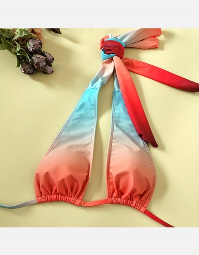 Replica Gradient Color Tie Wrap 3 Pieces Swim Suits #793582 $23.28 USD for Wholesale