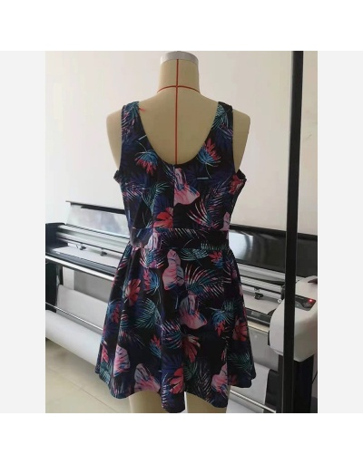 Replica Pattern Printing One-Piece Swimsuit Sleeveless V Neck #793638 $37.63 USD for Wholesale