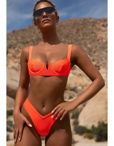  Hot Style Pure Color Bikini For Women Sleeveless #793656 $19.50 USD, Wholesale Fashion Swimsuits